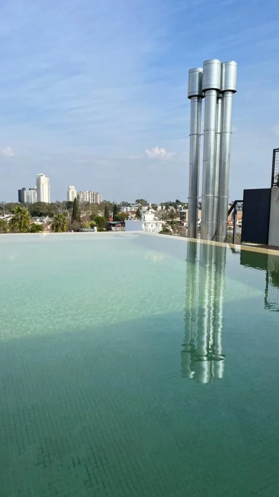 Rooftop pool