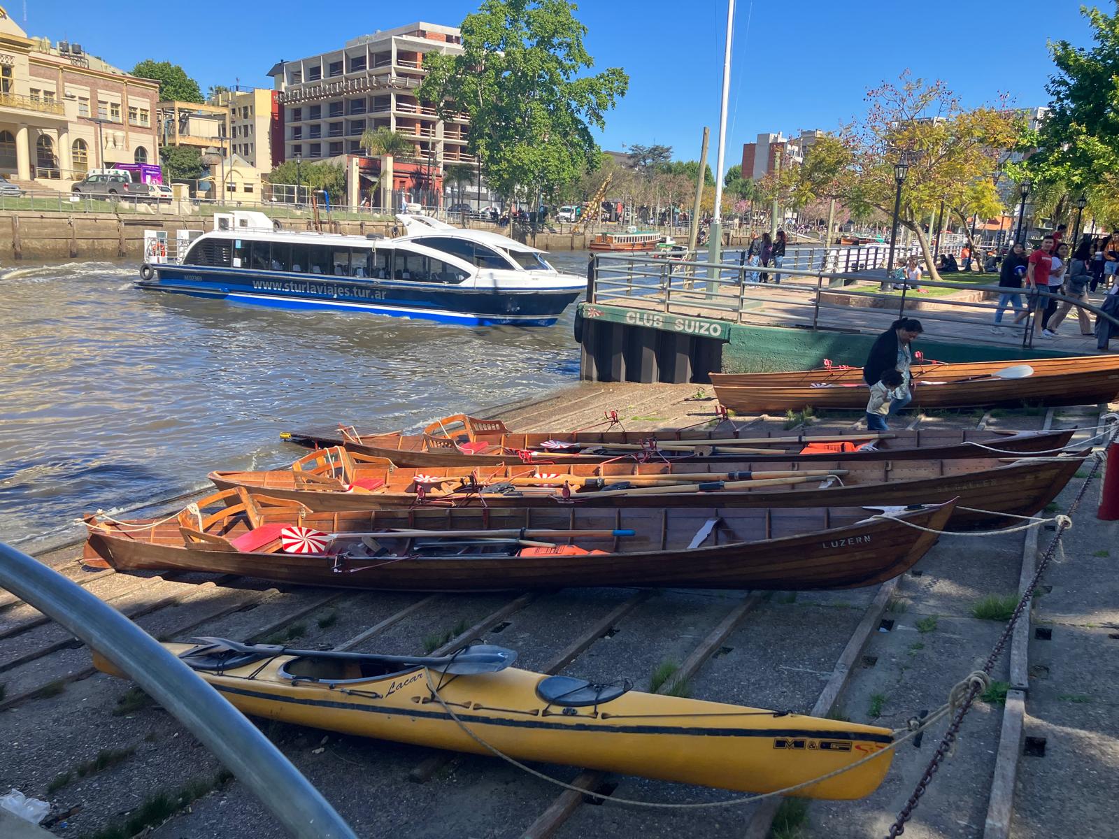 The tranquil Tigre riverfront